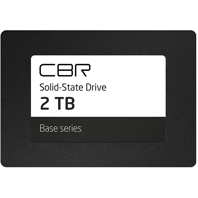 Накопитель SSD 2Tb CBR Base (SSD-002TB-2.5-BS24b) OEM