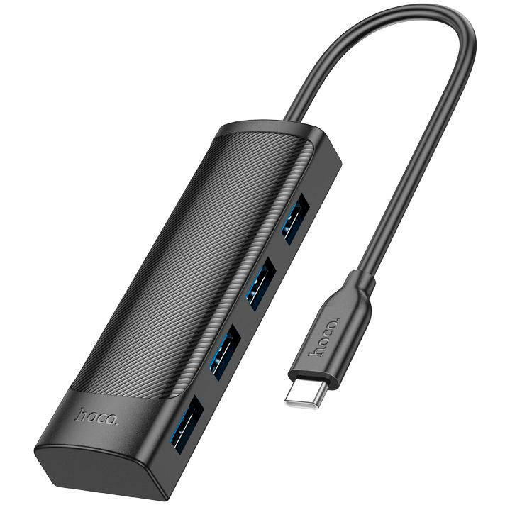 USB-концентратор HOCO HB41 USB-C Black