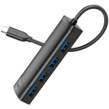 USB-концентратор HOCO HB41 USB-C Black