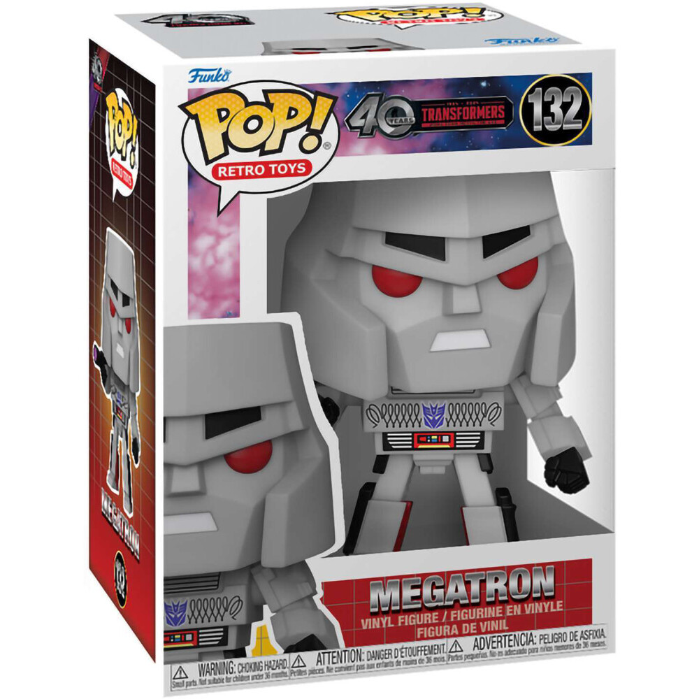 Фигурка Funko POP! Retro Toys Transformers 40 Years Megatron - 80986