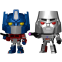 Фигурка Funko POP! Retro Toys Transformers 40 Years Optimus Prime & Megatron - 81967