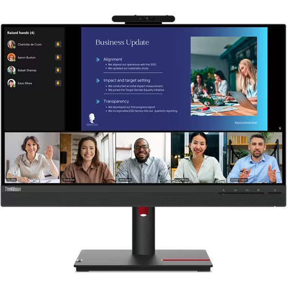 Монитор Lenovo 24" ThinkVision T24v-30 (63D8MAT3EU)