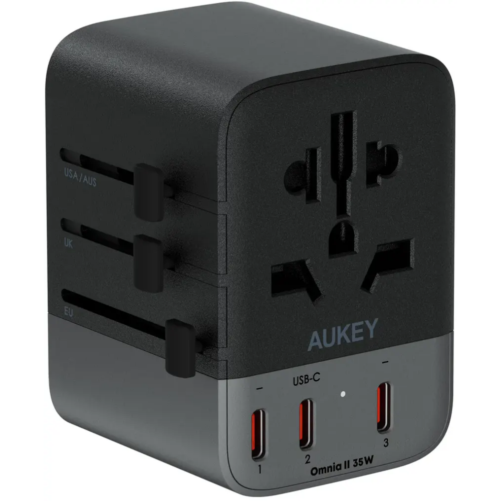 Сетевое зарядное устройство Aukey 35W GaN Universal Adapter - AWC-PA-TA07A