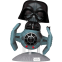 Фигурка Funko POP! Rides Bobble Star Wars Darth Vader with Tie Advanced x1 Starfighter - 80769