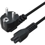 Кабель питания Schuko - IEC-320-C5, 1м, Lyambda LH-03-BK