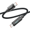 Кабель USB Type-C - USB Type-C, 1м, HOCO U125 Black