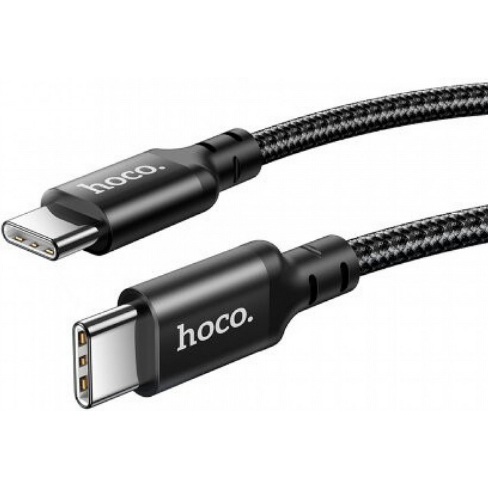 Кабель USB Type-C - USB Type-C, 1м, HOCO X14 Black