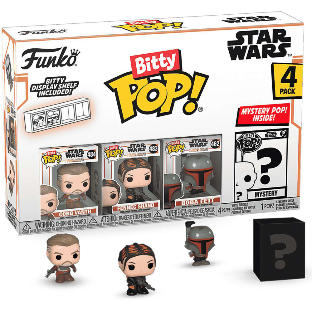 Фигурка Funko Bitty POP! Mandalorian 4PK - 75453