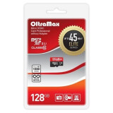 Карта памяти 128Gb MicroSD OltraMax Elite (OM128GCSDXC10UHS-1-ElU1 w)