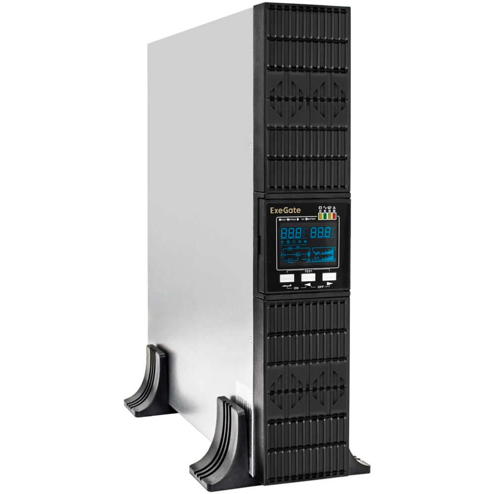 ИБП ExeGate PowerExpert ULS-3000.LCD.AVR.6C13.USB.RS232.SNMP.BC.2U (C13,USB) - EX297668RUS