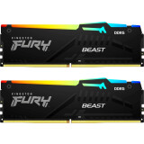 Оперативная память 64Gb DDR5 6400MHz Kingston Fury Beast (KF564C32BBAK2-64) (2x32Gb KIT)