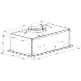 Вытяжка Weissgauff Box 600 PB BL (435135)