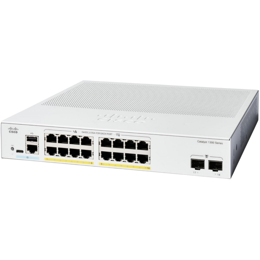 Коммутатор (свитч) Cisco C1300-16T-2G