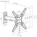 Кронштейн iTECHmount LCDN721 Black