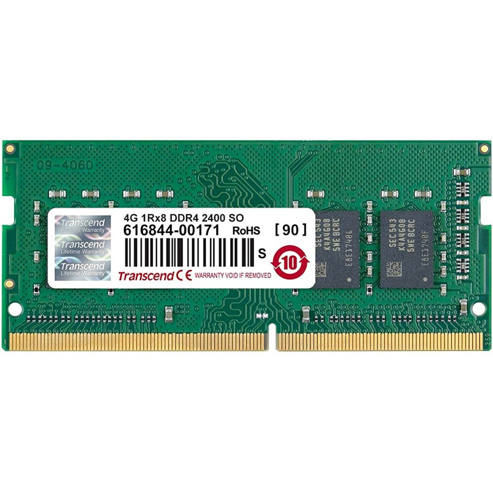 Оперативная память 4Gb DDR4 2400MHz Transcend SO-DIMM (TS512MSH64V4H-I)