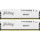 Оперативная память 64Gb DDR5 6000MHz Kingston Fury Beast White (KF560C30BWK2-64) (2x32Gb KIT)