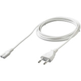 Кабель питания CEE 7/16 - IEC-320-C7, 1.8м, Cablexpert PC-184W-VDE-1.8M