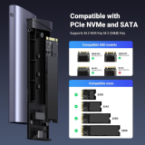 Внешний корпус для SSD M.2 UGREEN CM767 (15813)