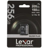 Карта памяти 256Gb SD Lexar Professional Silver Plus (LSDSIPL256G-BNNNG)