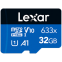 Карта памяти 32Gb MicroSD Lexar High-Performance 633x (LMS0633032G-BNNNG)