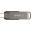 USB Flash накопитель 128Gb Lexar JumpDrive Dual D400 Grey - LJDD400128G-BNQNG - фото 2