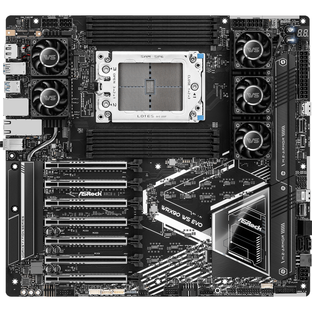 Материнская плата ASRock WRX90 WS EVO