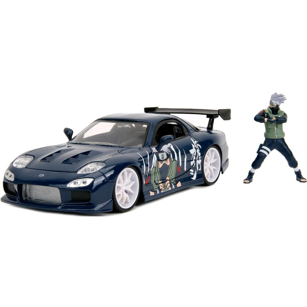 Коллекционная модель с фигуркой Jada Toys 1993 Mazda RX-7 with Kakashi - 35349