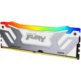 Оперативная память 24Gb DDR5 8400MHz Kingston Fury Renegade White RGB (KF584CU40RWA-24)