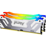 Оперативная память 48Gb DDR5 8400MHz Kingston Fury Renegade White RGB (KF584CU40RWAK2-48) (2x24Gb KIT)