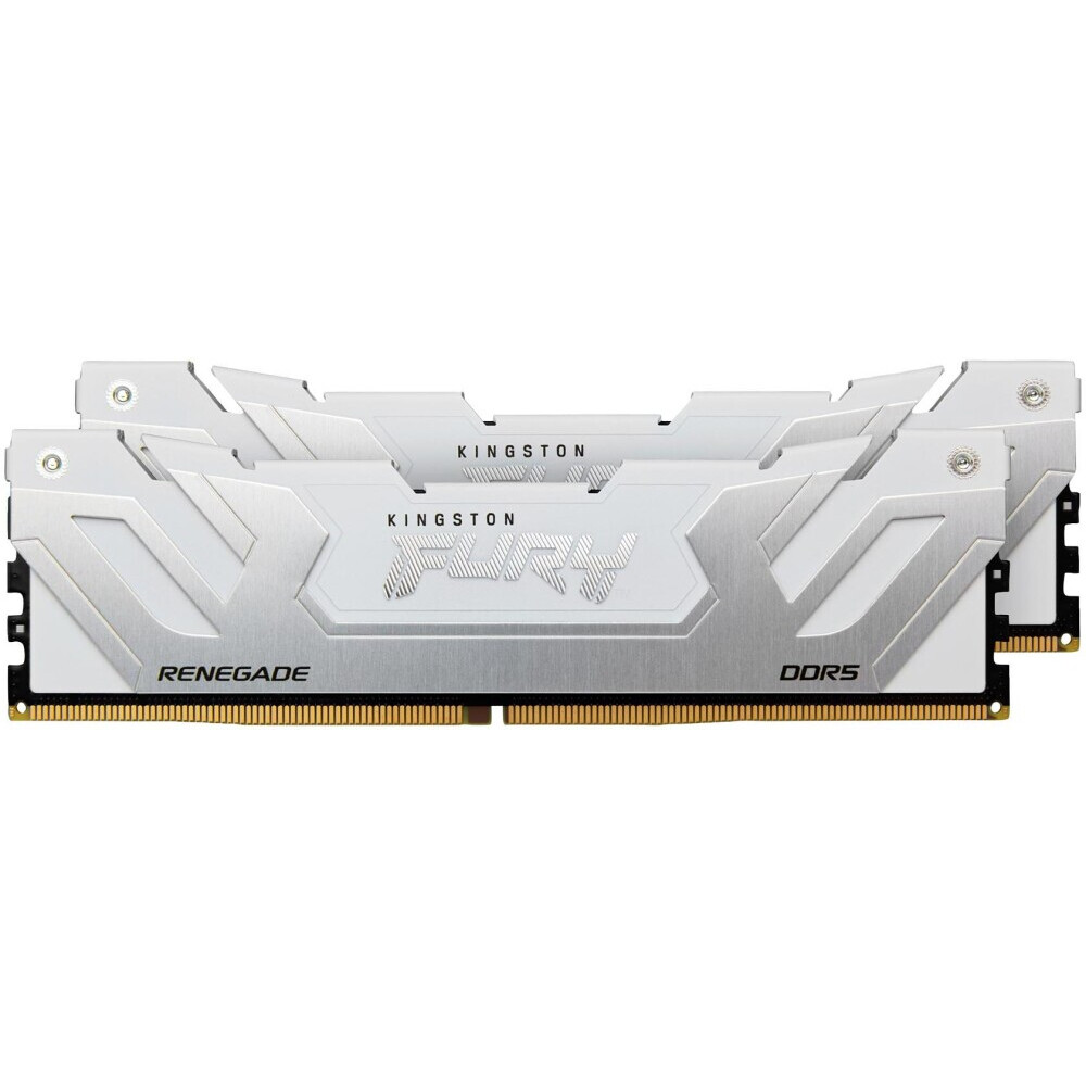 Оперативная память 48Gb DDR5 8400MHz Kingston Fury Renegade White (KF584CU40RWK2-48) (2x24Gb KIT)