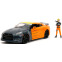 Коллекционная модель с фигуркой Jada Toys 2009 Nissan GTR with Naruto - 33691