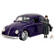 Коллекционная модель с фигуркой Jada Toys Volkswagen Beetle with Wednesday - 35131