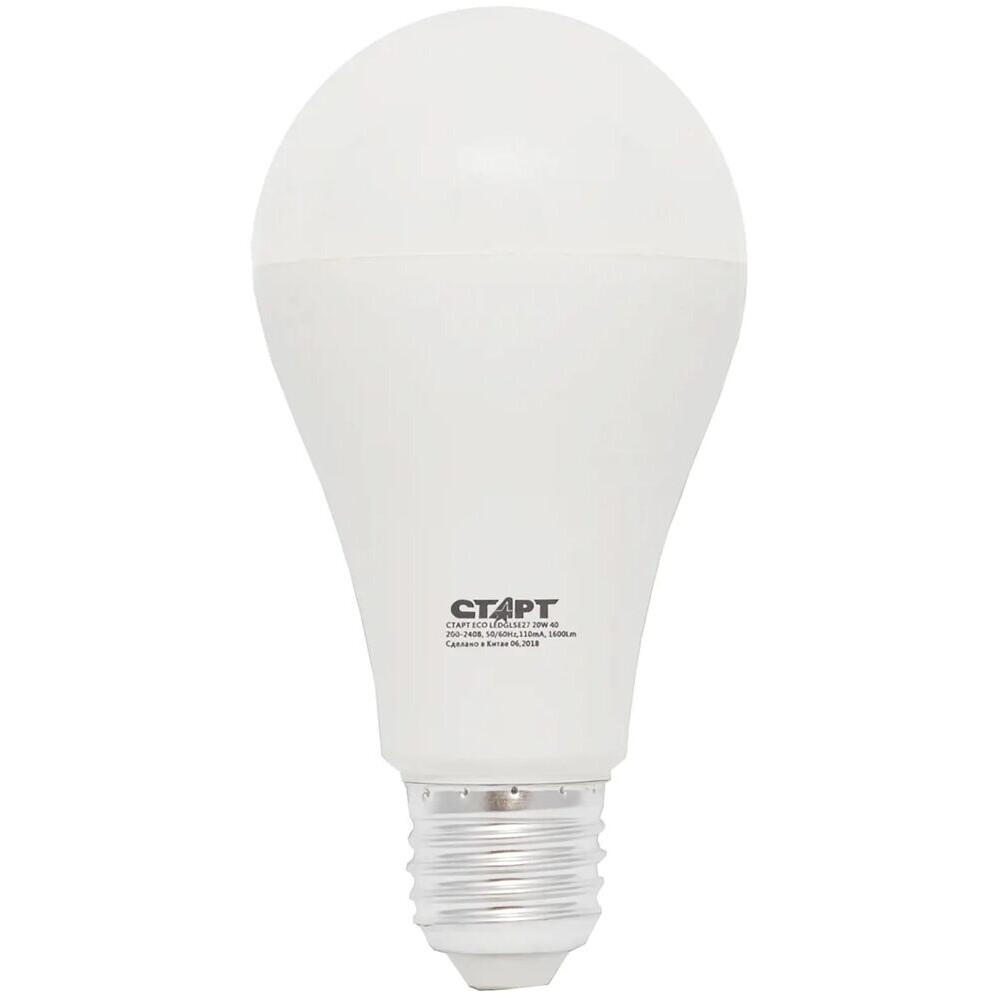 Светодиодная лампочка СТАРТ ECO LEDGLSE27 4680024812122 (20 Вт, E27) 10 шт. - 4680024812122 x10