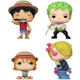 Фигурка Funko POP! Animation One Piece Refresh Luffy/Zoro/Nami/Sanji 4PK (84472)