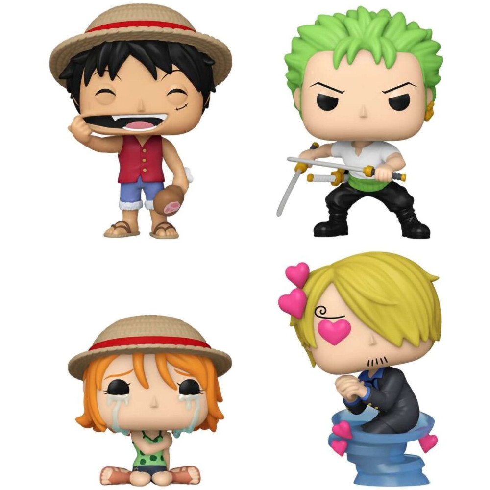 Фигурка Funko POP! Animation One Piece Refresh Luffy/Zoro/Nami/Sanji 4PK - 84472