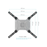 Адаптеры для крепления на кронштейн Kromax ADAPTER-400 Black (90374)