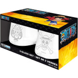 Набор стаканов ABYstyle One Piece Luffy & Ace Europe (ABYVER285)