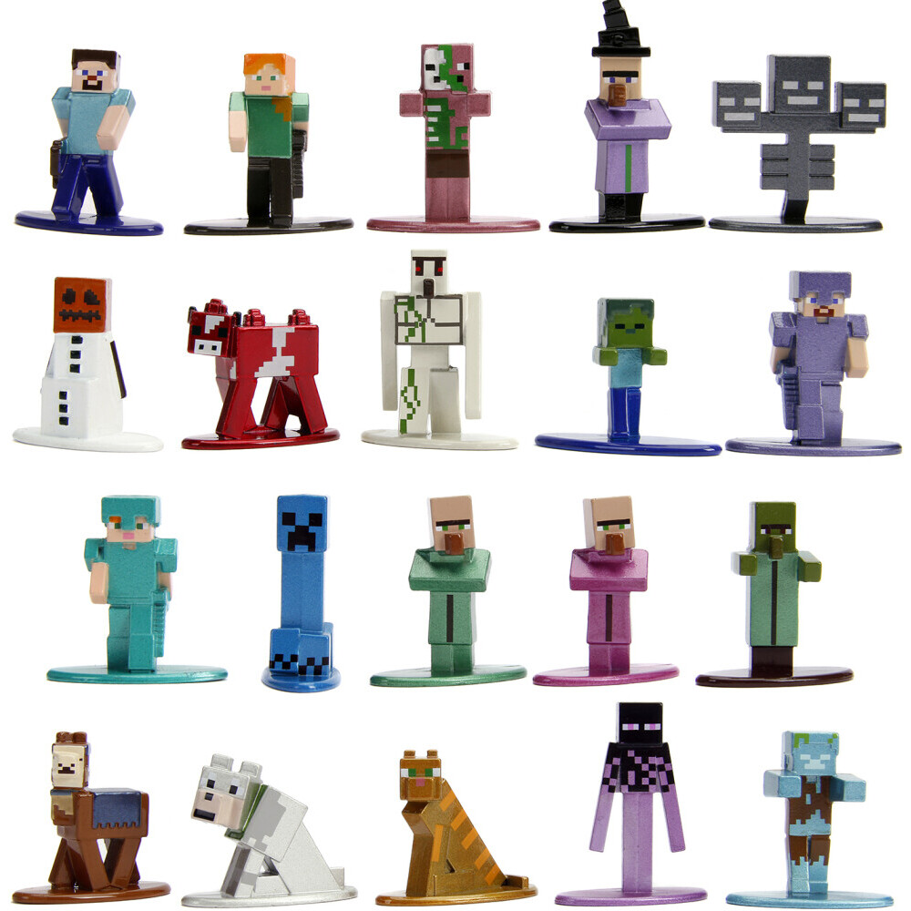 Набор фигурок Jada Toys Nano Metalfigs Minecraft Wave 2 - 30770