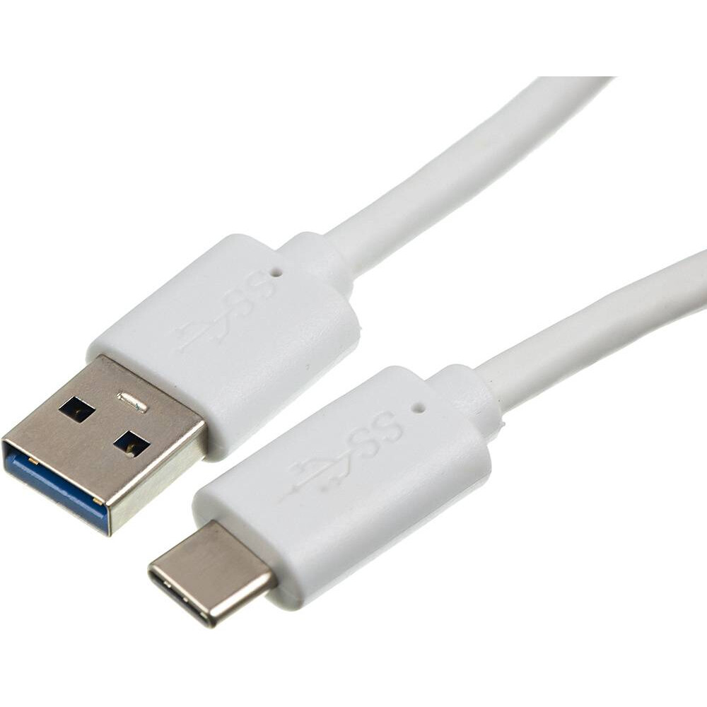 Кабель USB - USB Type-C, 1м, Buro BU-USB3.2-AC-1MW