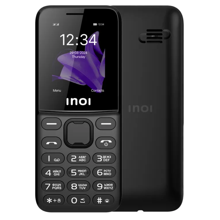 Телефон INOI 140 Classic Lite 4G Black - 6297001537732