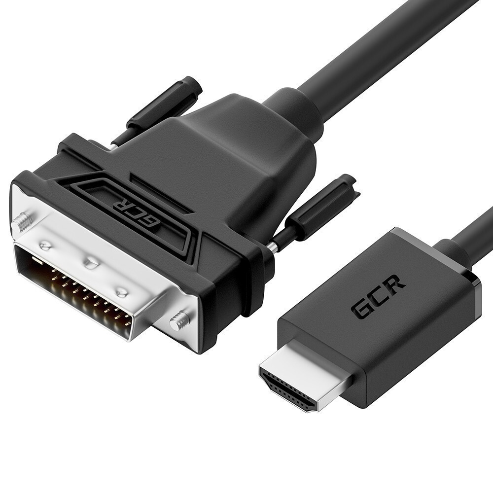 Кабель HDMI - DVI, 2м, Greenconnect GCR-55521