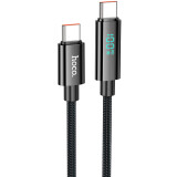 Кабель USB Type-C - USB Type-C, 1.2м, HOCO U125 Black (6942007611930)