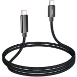 Кабель USB Type-C - USB Type-C, 1.2м, HOCO U125 Black (6942007611930)