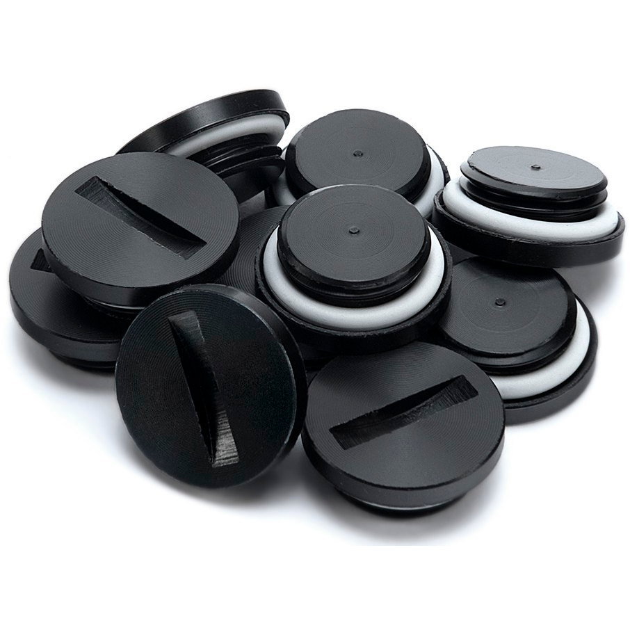 Заглушка для СЖО EKWB EK-PLUG G1/4 Acetal - Black (10 pack) (3830046995735)