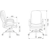 Офисное кресло Бюрократ T-9950SL/VELV90