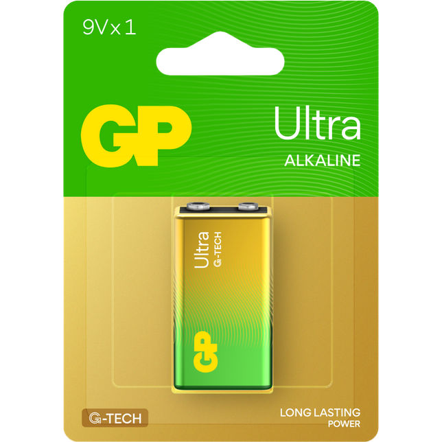 Батарейка GP 1604AU Ultra Alkaline G-Tech (9V, 1 шт.)