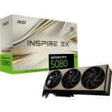 Видеокарта NVIDIA GeForce RTX 5080 MSI OC 16Gb (RTX 5080 16G INSPIRE 3X OC)