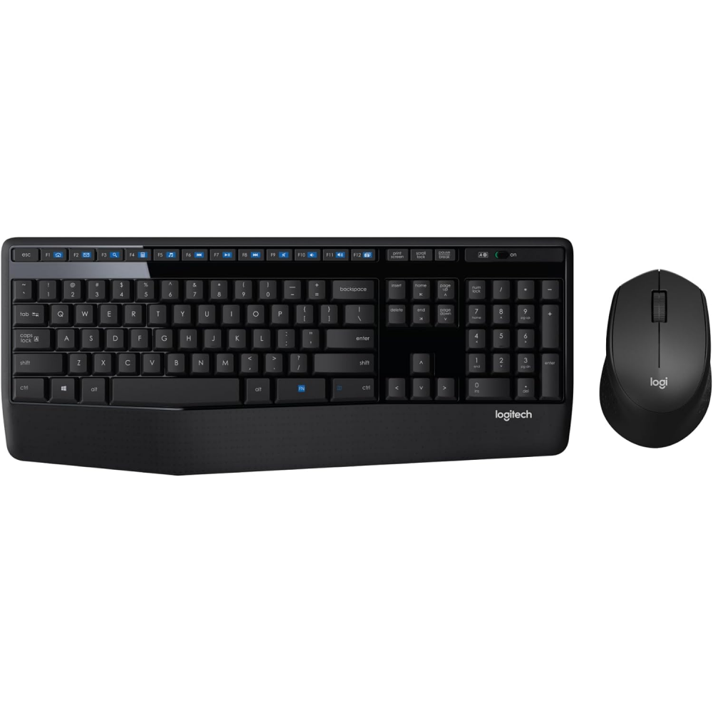 Клавиатура + мышь Logitech Wireless Combo MK345 Black (920-006490/489)