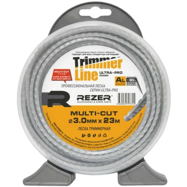 Леска для триммера REZER Ultra-pro MULTI-CUT (03.007.00153)