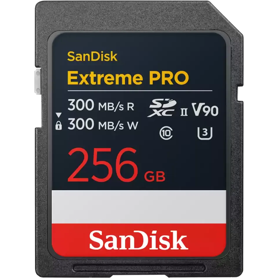 Карта памяти 256Gb SD SanDisk Extreme Pro (SDSDXDM-256G-GN4IN)